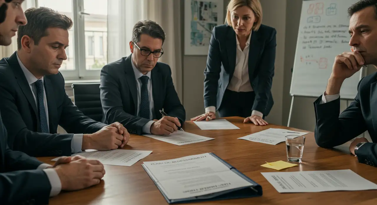 Sauvetage d'entreprise en difficulté.